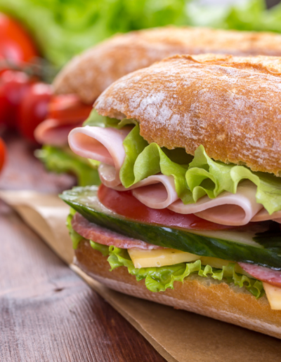 Le sandwich garnis | Nos services